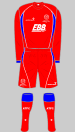 aldershot town 2008-09 home kit