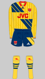 arsenal 1993-94 change