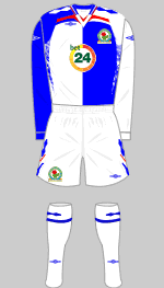 blackburn rovers 2007-08 home kit