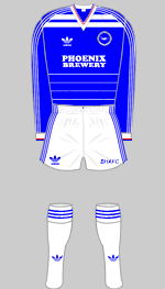 brighton 1985-86 alternative kit