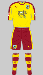 burnley fc 2015-16 change kit