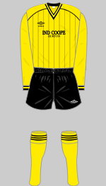 burton albion fc 1985-86