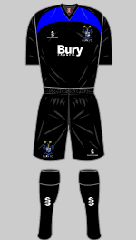 bury fc 2011-12 away kit