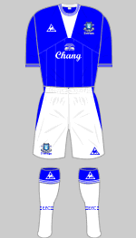 everton 2009-2010 home kit