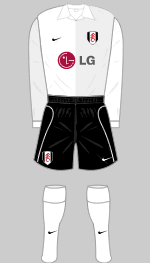 fulham home kit 2007-08