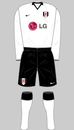 fulham 2008-2009 home kit