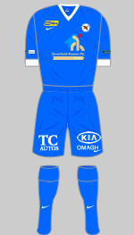 ballinamallard fc 2013-14 home kit