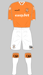 luton town 2009-10 home kit