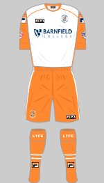 luton town 2015-16 change kit