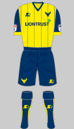 oxford united 2016-17 1st kit