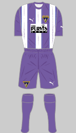 dunfermline athletic 2010-11 away kit