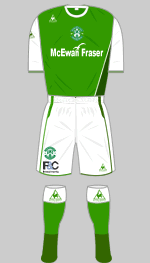 hibernian 2009-10 home kit