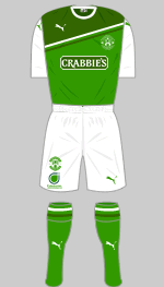 hibernian fc 2011-12 home kit