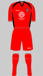 bangor city fc 2011-12 away kit