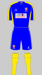 prestatyn town afc 2011-12 away kit