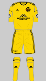 lanndudno fc 2017-18 change kit