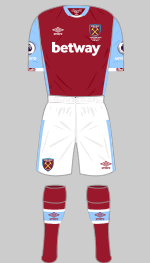 west ham united 2016-17 1st kit