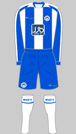 wigan athletic 2008-09 kit