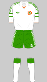 republic of ireland strip october 1989 v n ireland