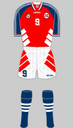 norway 1994 world cup change kit